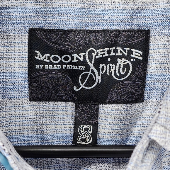 Moonshine Spirit By Brad Paisley Men's Plaid Button Down Shirt - S - Picture 3 of 7